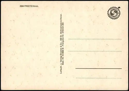 Ansichtskarte Preetz Luftbild 1972