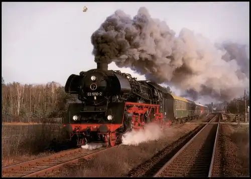 Eisenbahn Zug & Lokomotiven: Dampflokomotive 031010-2 in Bagenz 2002