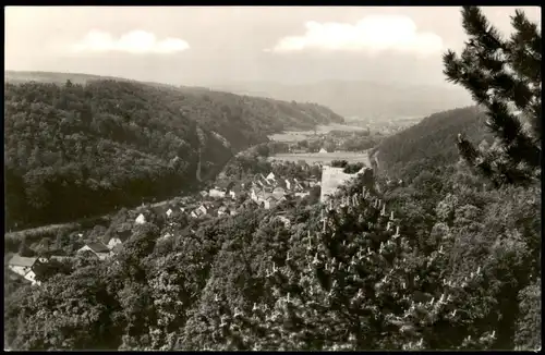 Bad Liebenstein Panorama-Ansicht; Ort zu DDR-Zeit Krs. Arnstadt 1961