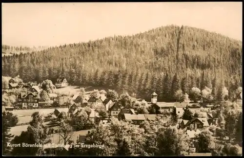 Bärenfels   Altenberg (Erzgebirge) Panorama mit Spitzberg Im Erzgebirge 1964