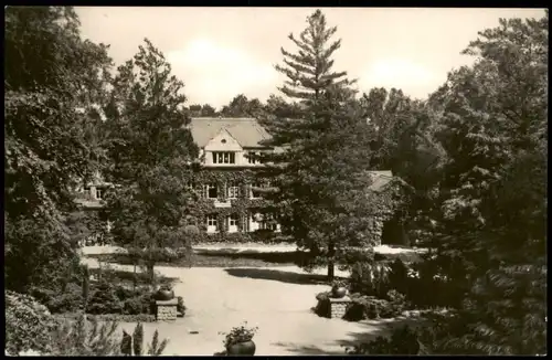 Bad Lausick Lausigk Kurhaus Partie am Badehaus zur DDR-Zeit 1966