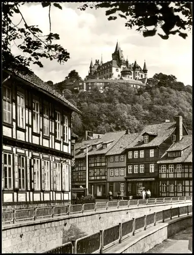 Wernigerode Schloss Feudalmuseum DDR Sammelkarte mit Chronik 1970