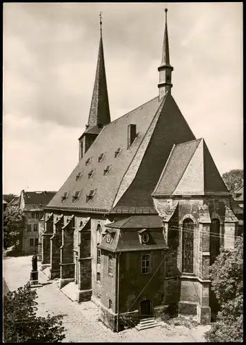 Ansichtskarte Weimar Stadtkirche Kirche zur DDR-Zeit 1962