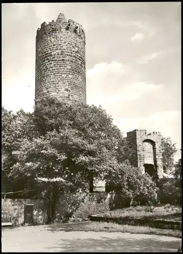 Ansichtskarte Schönburg (Saale) Burg Schönburg zur DDR-Zeit 1978