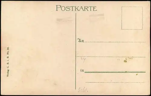 Breslau Wrocław Partie auf der Liebichshöhe mit Gustav Freytagbrunnen. 1914