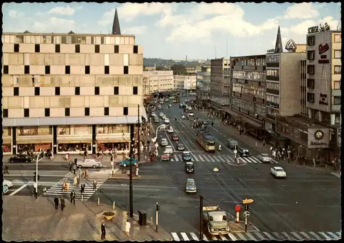 Ansichtskarte Bochum Straßenpartie - Unimog 1967