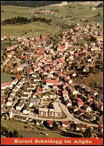 Ansichtskarte Scheidegg Luftbild 1975