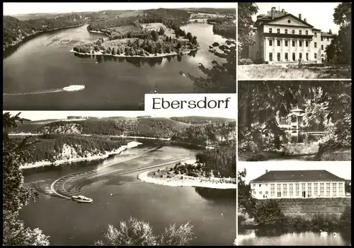 Saalburg-Ebersdorf (Saale) DDR Mehrbild-AK mit Orts- und Panorama-Ansichten 1973