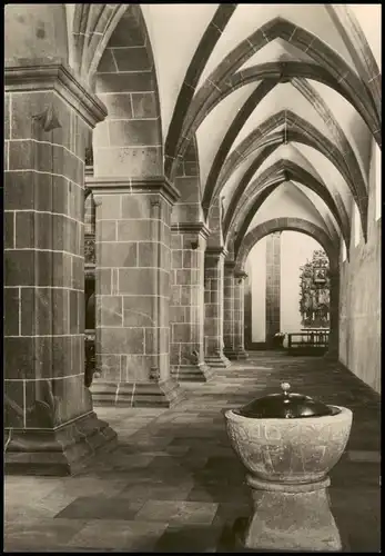 Ansichtskarte Wechselburg Inneres der Kirche Stiftskirche zu Wechselburg 1982