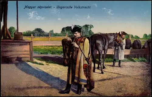 .Ungarn Magyar népviselet Ungarische Volkstracht. Trachten/Typen - Ungarn 1914