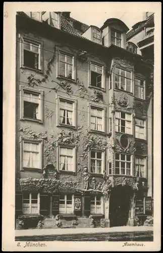 Ansichtskarte München Asamhaus - Restaurant 1923