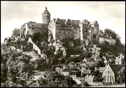 Ansichtskarte Ranis Burg Ranis (Kr. Pößneck/Thüringen) zur DDR-Zeit 1977