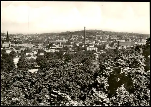 Ansichtskarte Gera Panorama-Ansicht Stadt-Blick zur DDR-Zeit 1972