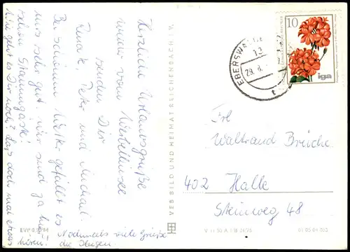 Ansichtskarte Schorfheide Werbellinsee DDR Mehrbildkarte 3 Ansichten 1975