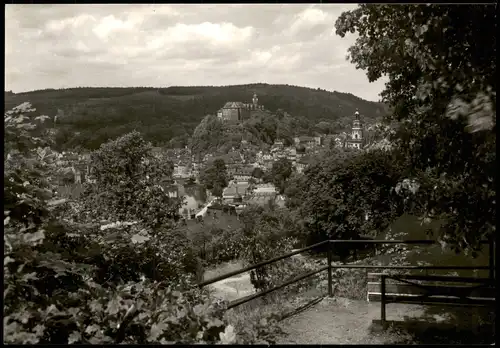 Ansichtskarte Greiz Panorama-Ansicht zu DDR-Zeiten 1971