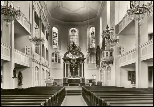 Ansichtskarte Glauchau Stadtkirche St. Georgen 1982
