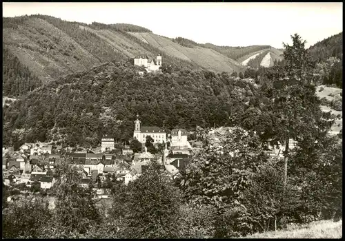 Ansichtskarte Leutenberg Panorama-Ansicht zur DDR-Zeit 1974