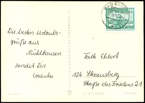 Ansichtskarte .Sachsen Sächsisches Vogtland DDR Mehrbildkarte div. Orte 1976