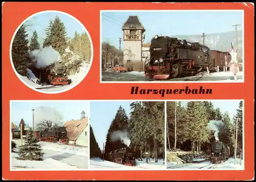 Harzbahn: Tiefenbachmühle/Ilfeld/Bahnhof Sorge/Birkenmoor/Schierke 1987/1984