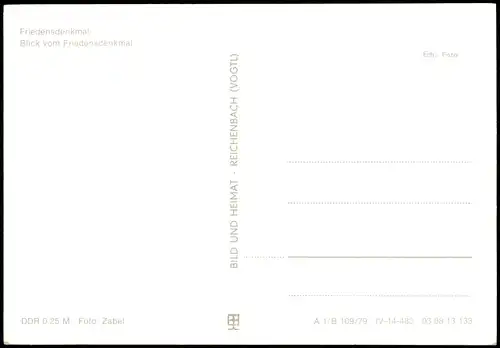 Ansichtskarte Alexisbad-Harzgerode DDR 2-Bild-Karte mit Friedensdenkmal 1979