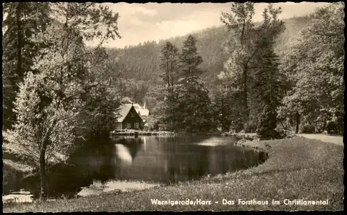 Wernigerode Waldgasthaus Christianental Forsthaus zur DDR-Zeit 1959