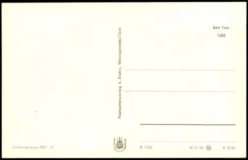 Rübeland Harz Dem Letzten seines Stammes Bärendenkmal (Rübeland) 1962