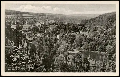 Ansichtskarte Bad Elster Panorama-Ansicht 1960/1956