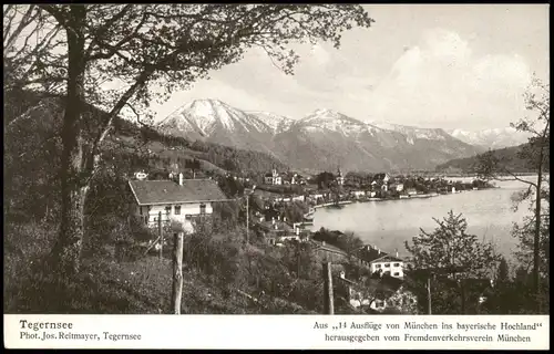 Ansichtskarte Tegernsee (Stadt) Haus am Hang - Stadt 1922