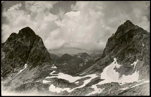 Ansichtskarte Oberstdorf (Allgäu) Hochgrund u. Rotgrundspitze 1960