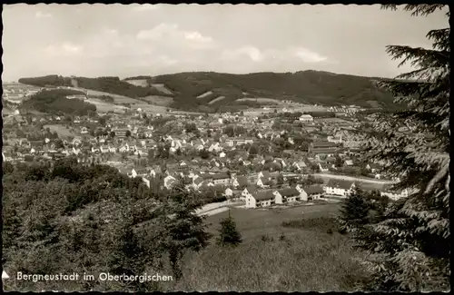 Ansichtskarte Bergneustadt Blick über die Stadt 1968