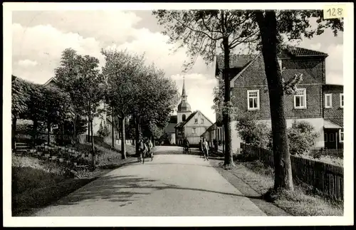 Ansichtskarte Hohegeiß-Braunlage Straßenpartie 1953