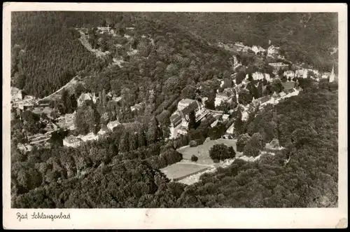 Ansichtskarte Schlangenbad Luftbild, Fliegeraufnahme 1938