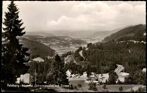 Feldberg (Schwarzwald) Feldberg - Bärental (Schwarzwald) mit Titisee 1963