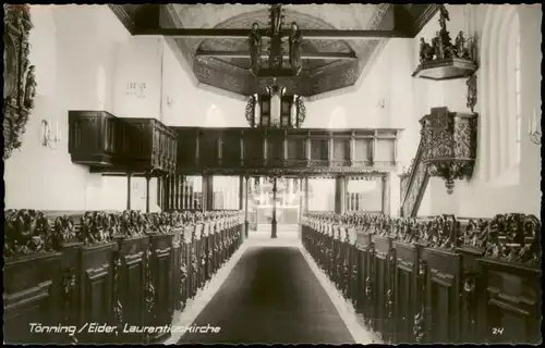 Ansichtskarte Tönning (Amt Eiderstedt) Laurentiuskirche - Orgel 1961