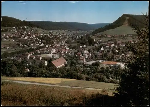 Ansichtskarte Baiersbronn Blick auf die Stadt 1987