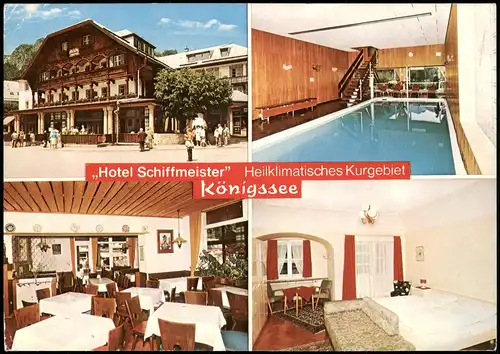 Schönau am Königssee „Hotel Schiffmeister" mit Innenansichten 1983