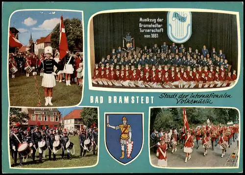 Ansichtskarte Bad Bramstedt Mehrbild: Musikzug, Spielmannszug 1961