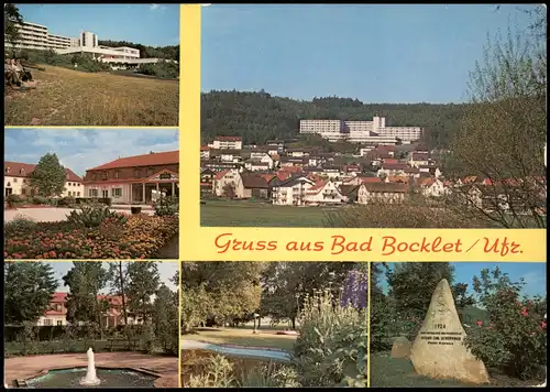 Ansichtskarte Bad Bocklet Stadtansichten Mehrbild 1984