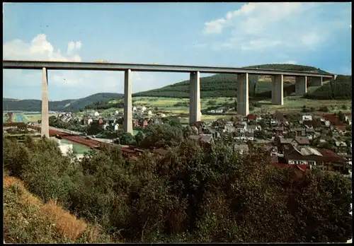Ansichtskarte Siegen Siegtal-Autobahnbrücke 1997