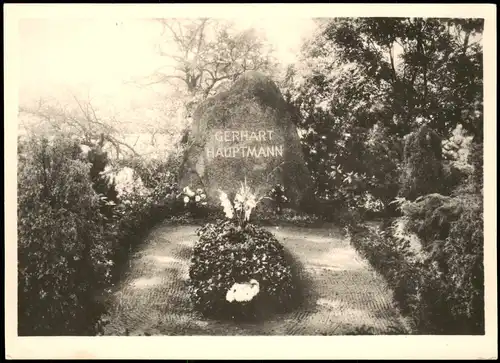 Kloster-Hiddensee  Hiddensöe Insel Hiddensee Gerhart-Hauptmann-Ruhestätte 1961