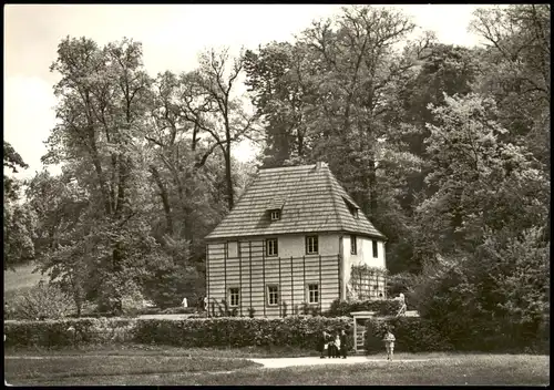 Ansichtskarte Weimar Goethes Gartenhaus 1974