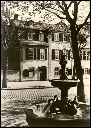Ansichtskarte Weimar Schillerhaus Straßen Ansicht zur DDR-Zeit 1969