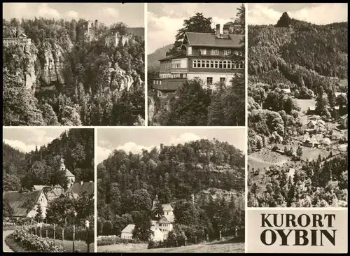 Ansichtskarte Oybin Stadtteilansichten Mehrbild 1967