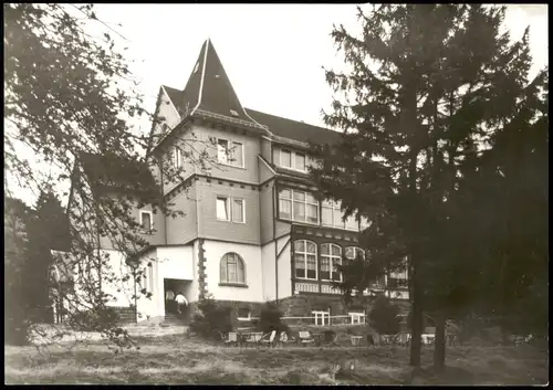 Ansichtskarte Finsterbergen-Friedrichroda FDGB-Ferienheim Spießberghaus 1981