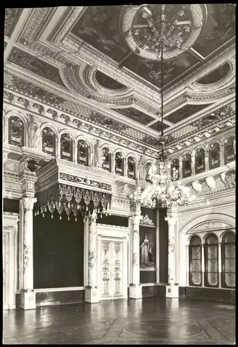 Ansichtskarte Schwerin Schweriner Schloss - Thronsaal 1979