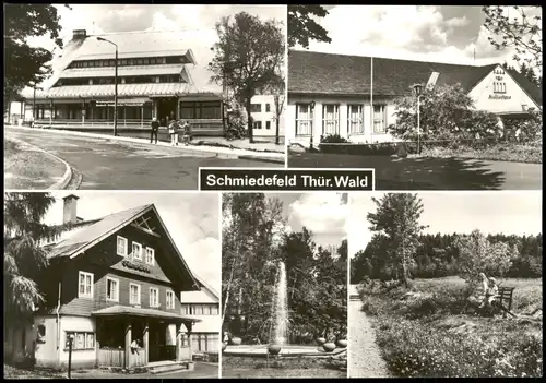 Schmiedefeld (Rennsteig) Erholungsheim DSF, Kulturhaus, Filmbühne Kurpark  1988