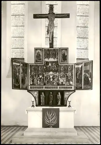 Wernigerode Stiftskirche Flügelaltar Brüsseler Schule Triumphkreuz 1981