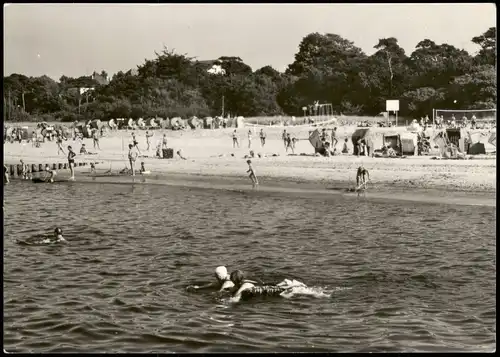 Ansichtskarte Kühlungsborn Strand, Volleyball 1975