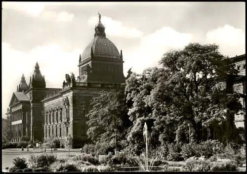 Ansichtskarte Zentrum-Leipzig Georgi-Dimitroff-Museum 1978