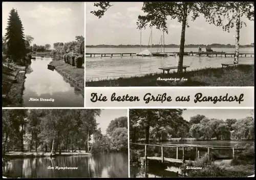 Rangsdorf Rangsdorfer See, Klein Venedig, Nymphensee, Zülowsee 1984